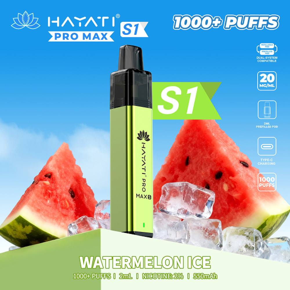 Hayati Pro Max S1 Refill Pods | 1,000 Puffs
