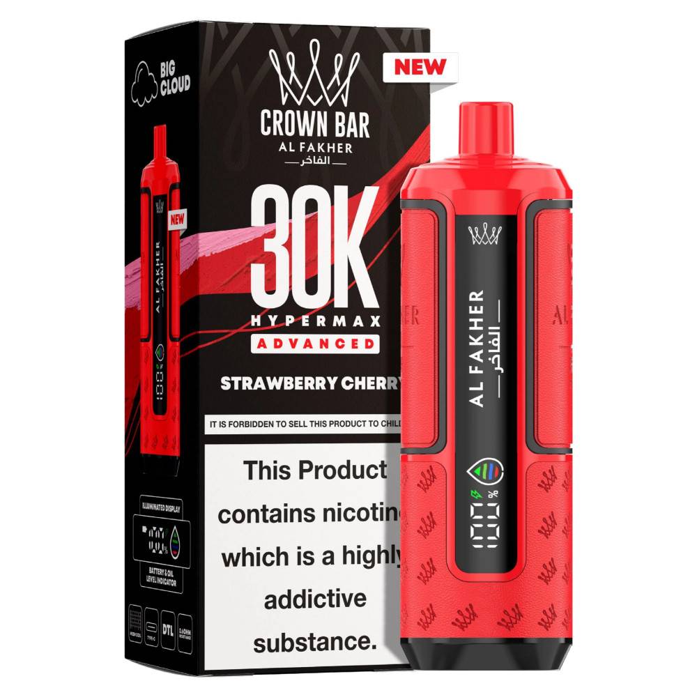 Al Fakher 30k Hypermax Prefilled Vape Kit Strawberry Cherry