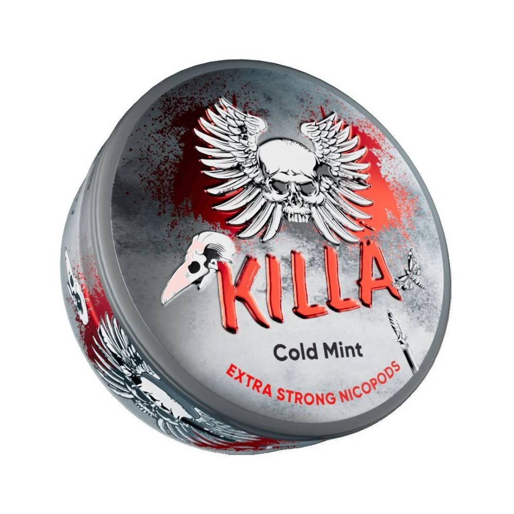 Killa Nicotine Pouches Cold Mint 16mg