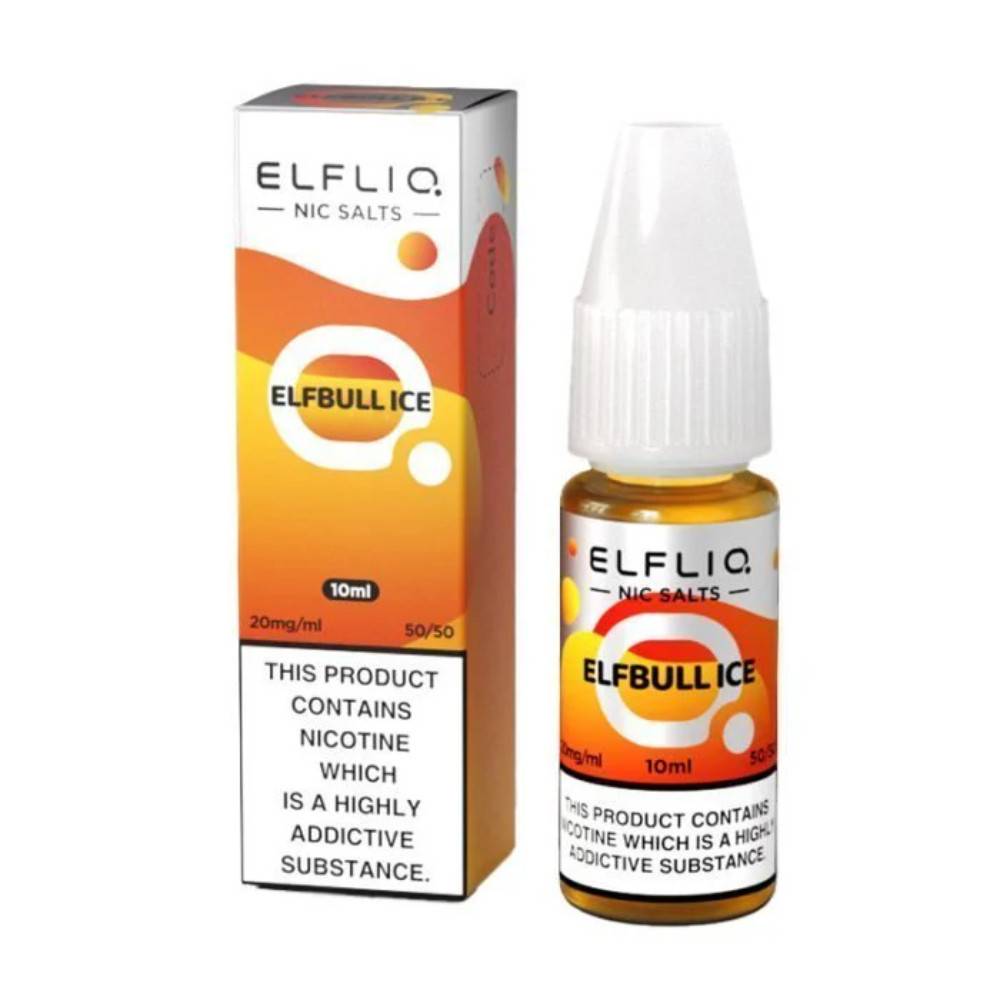 Elf Bar Elfliq Nic Salt E-Liquids 10ml Elfbull Ice 10mg