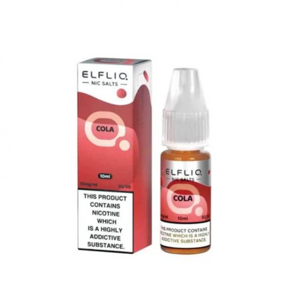 Elf Bar Elfliq Nic Salt E-Liquids 10ml Cola 10mg