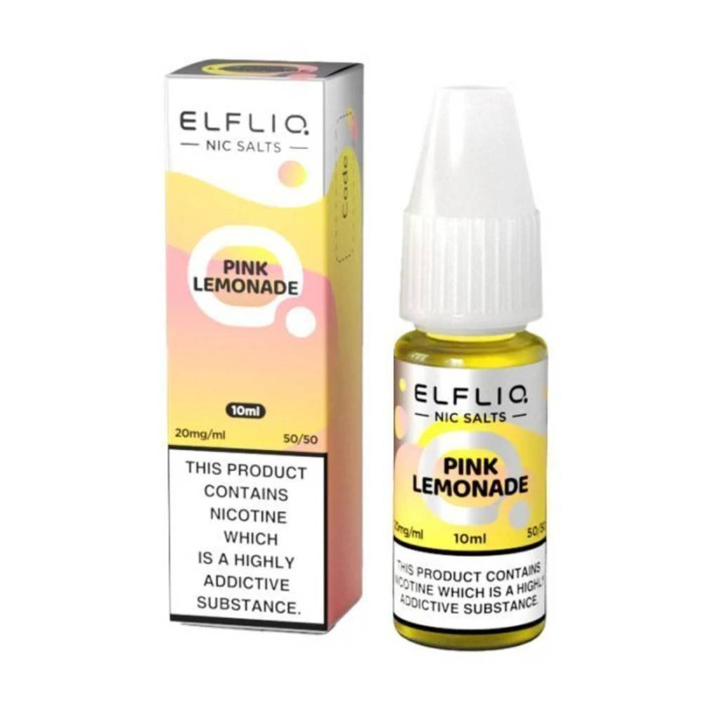 Elf Bar Elfliq Nic Salt E-Liquids 10ml Pink Lemonade 20mg