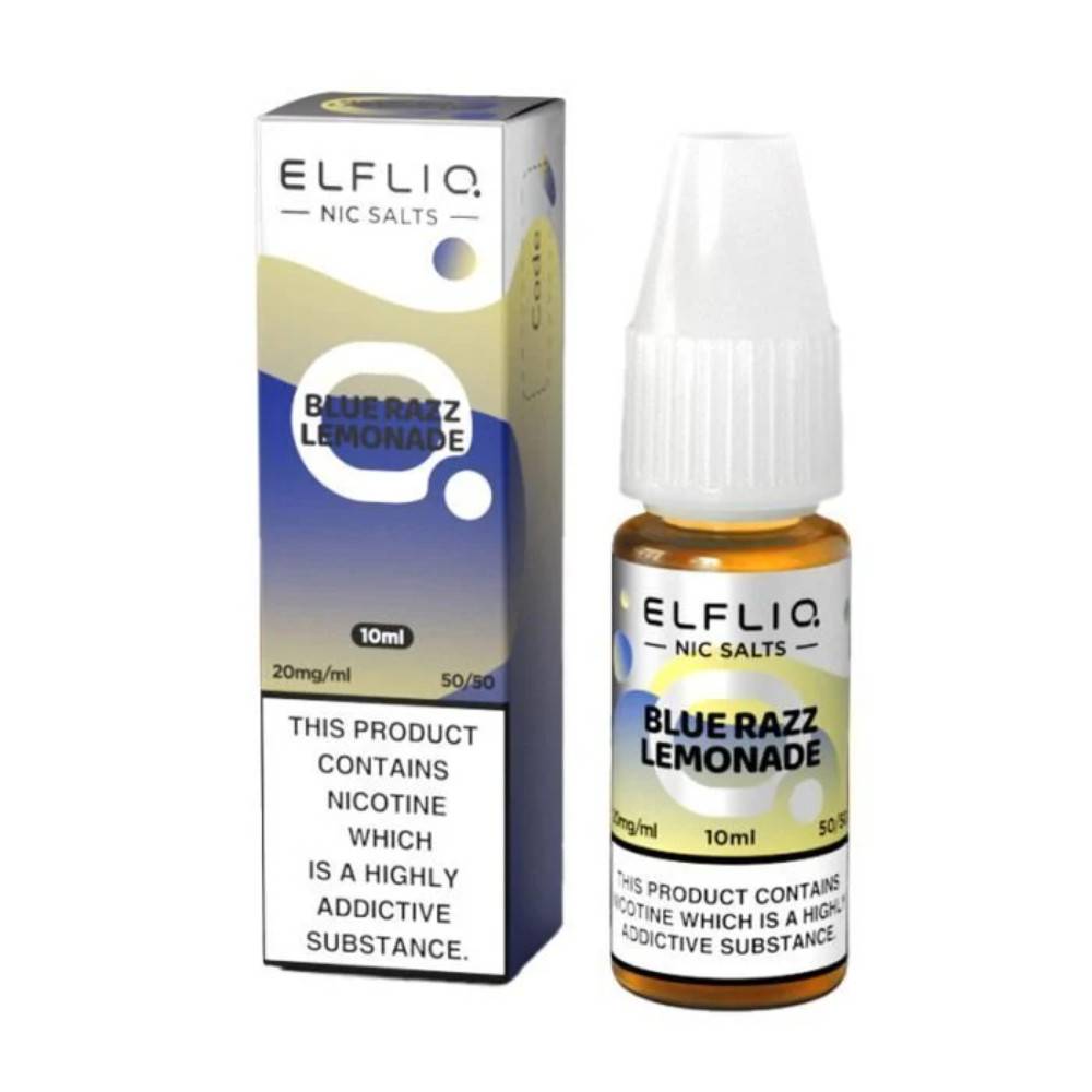 Elf Bar Elfliq Nic Salt E-Liquids 10ml Blue Razz Lemonade 20mg