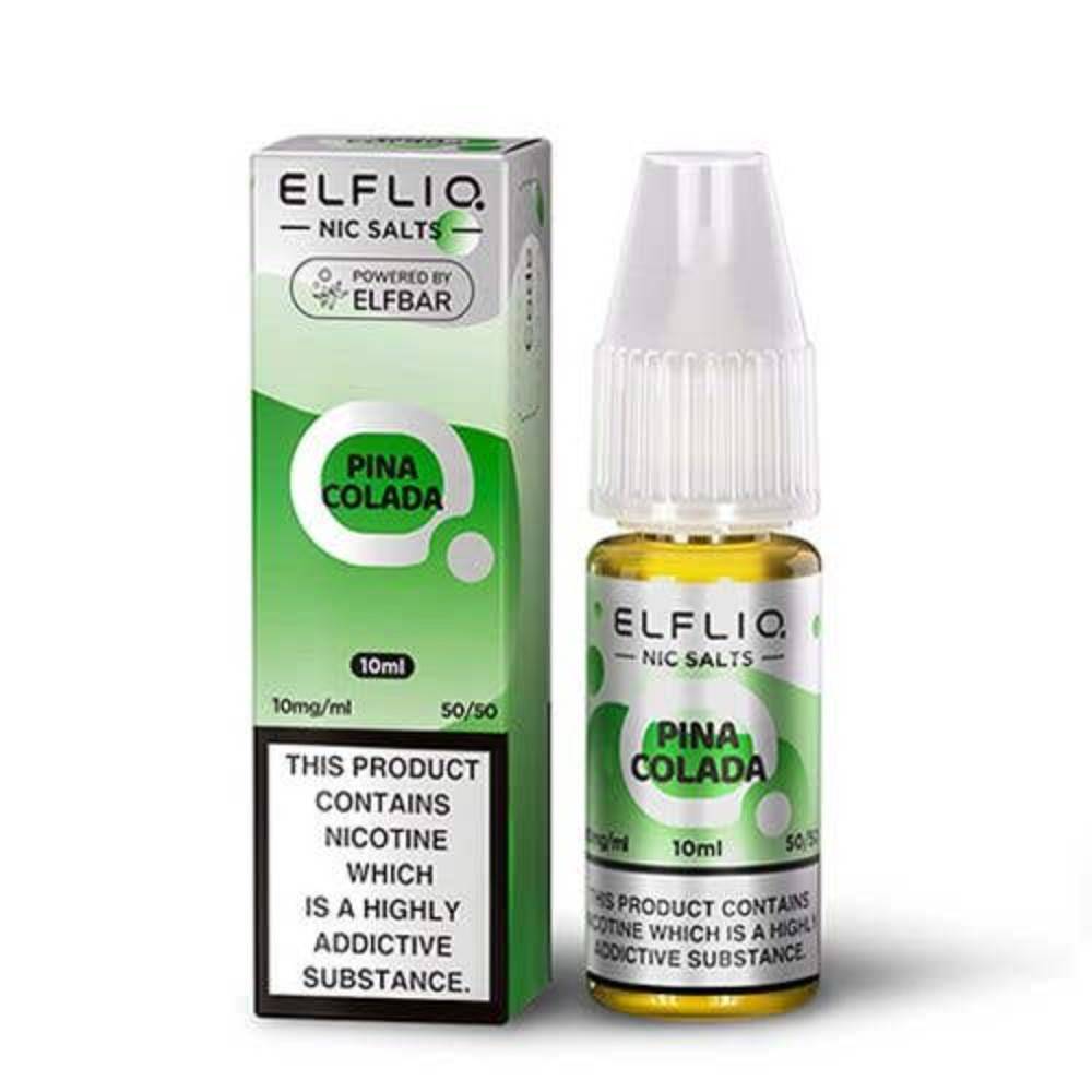 Elf Bar Elfliq Nic Salt E-Liquids 10ml Pina Colada 20mg