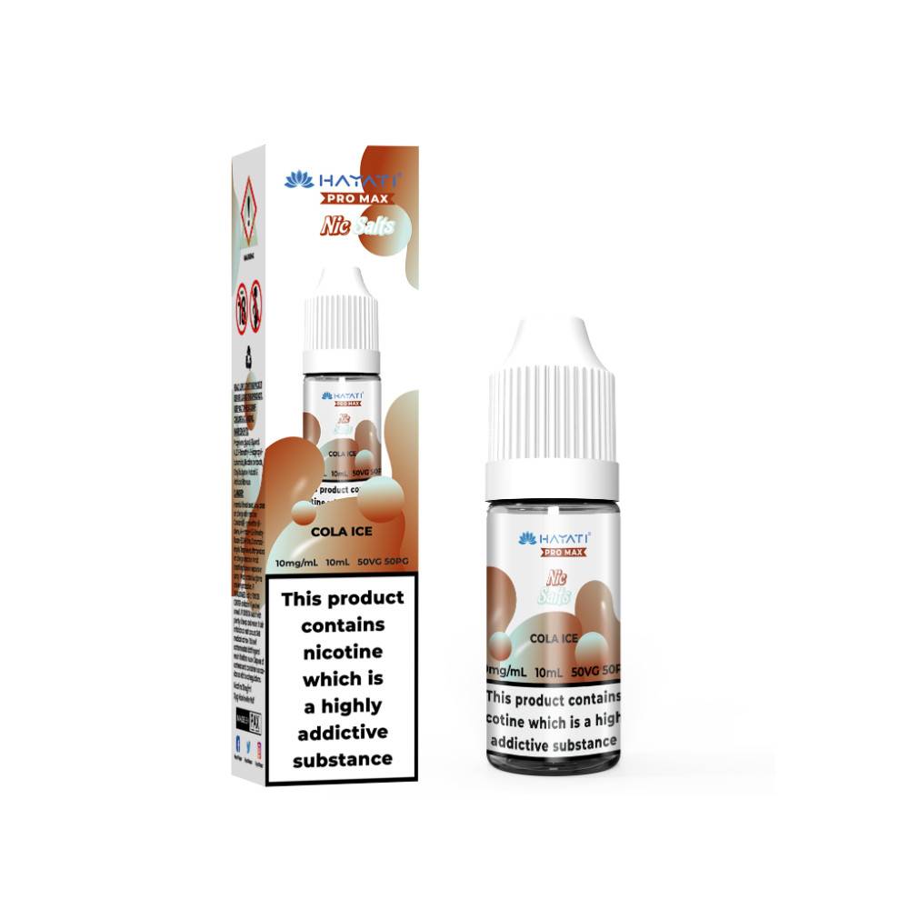 Hayati Pro Max Nic Salts E-Liquids 10ml Cola Ice 10mg