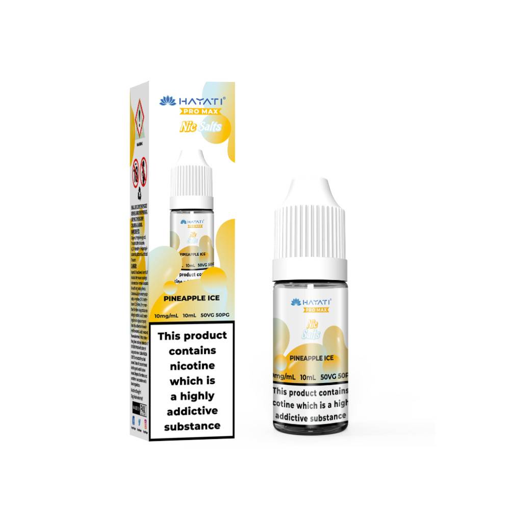 Hayati Pro Max Nic Salts E-Liquids 10ml Pineapple Ice 10mg