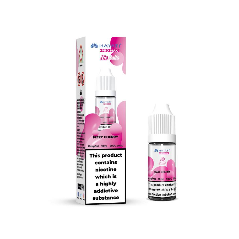 Hayati Pro Max Nic Salts E-Liquids 10ml Fizzy Cherry 20mg