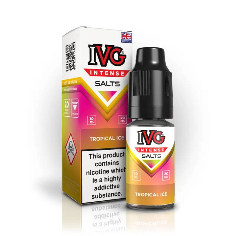IVG Intense Nic Salts e liquids 10ml Tropical Ice 20mg