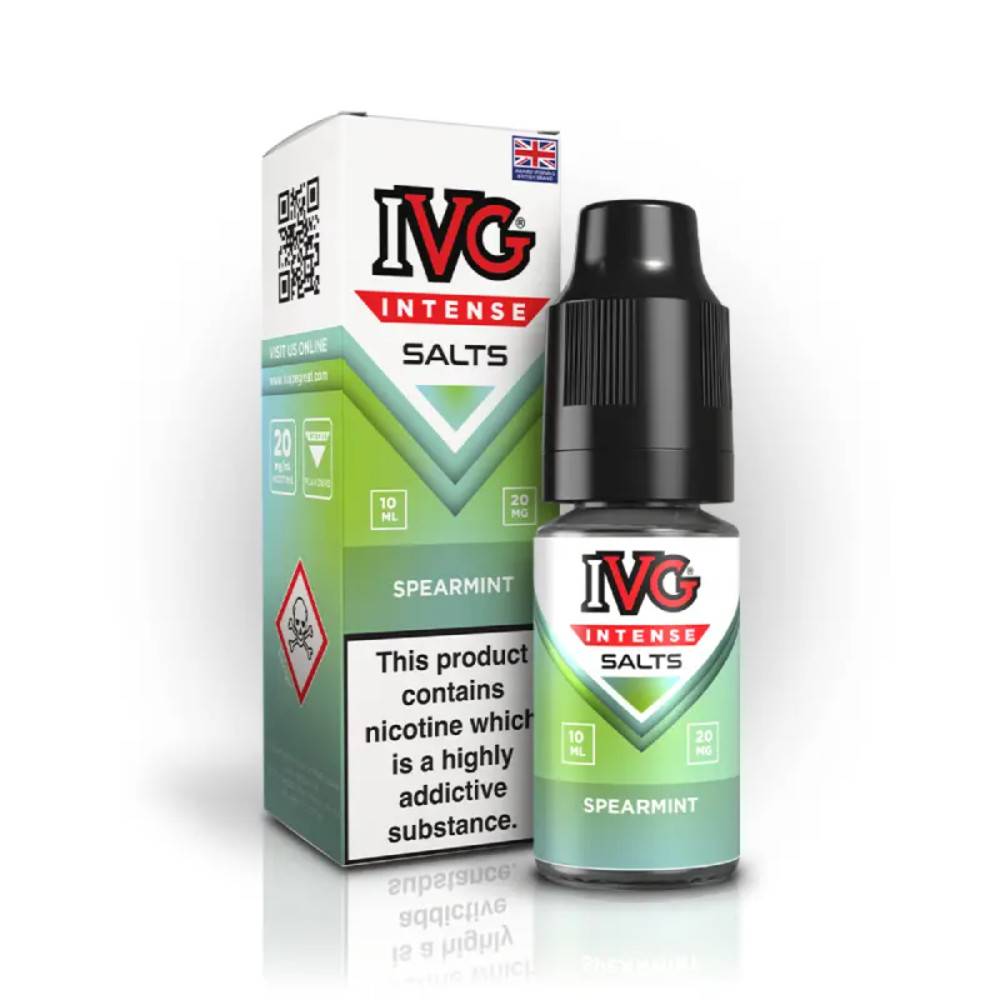 IVG Intense Nic Salts e liquids 10ml Spearmint 10mg