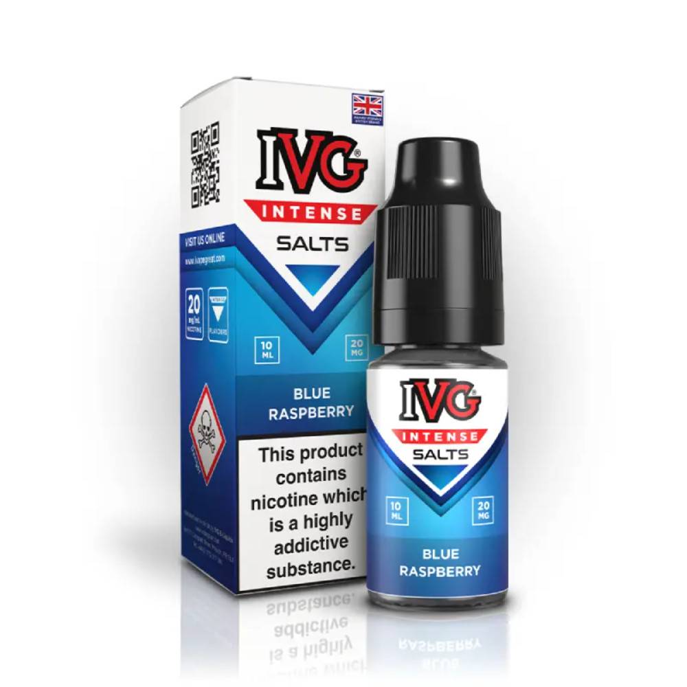 IVG Intense Nic Salts e liquids 10ml Blue Raspberry 10mg