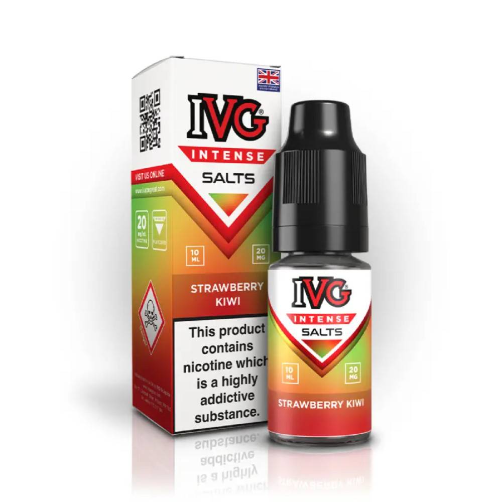 IVG Intense Nic Salts e liquids 10ml Strawberry Kiwi 20mg
