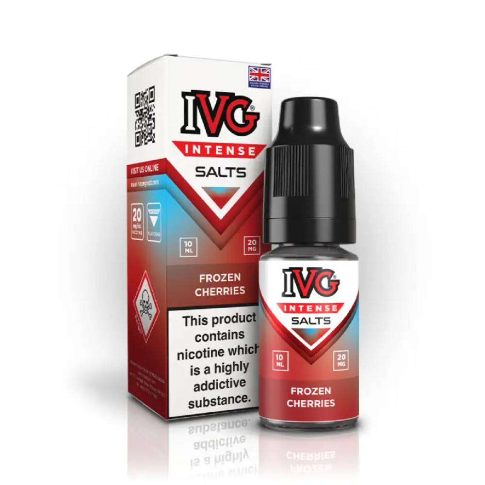 IVG Intense Nic Salts e liquids 10ml Frozen Cherries 20mg