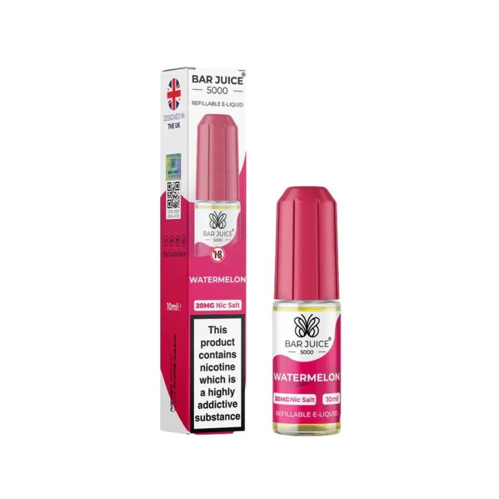 Bar Juice Nic Salts E-Liquids 10ml Watermelon 10mg