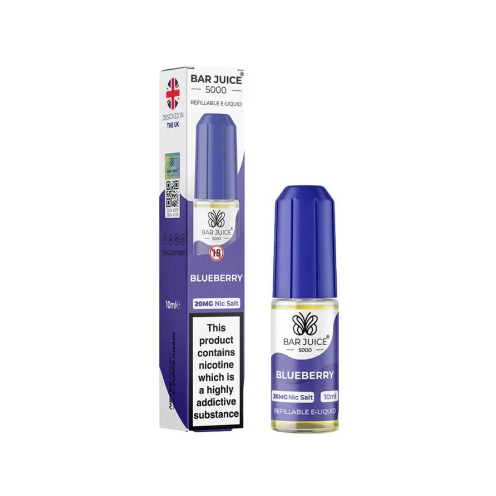 Bar Juice Nic Salts E-Liquids 10ml Blueberry 20mg