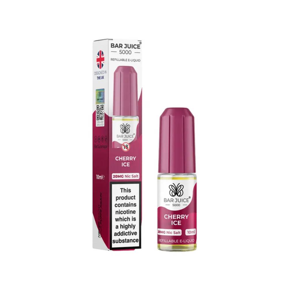 Bar Juice Nic Salts E-Liquids 10ml Cherry Ice 20mg