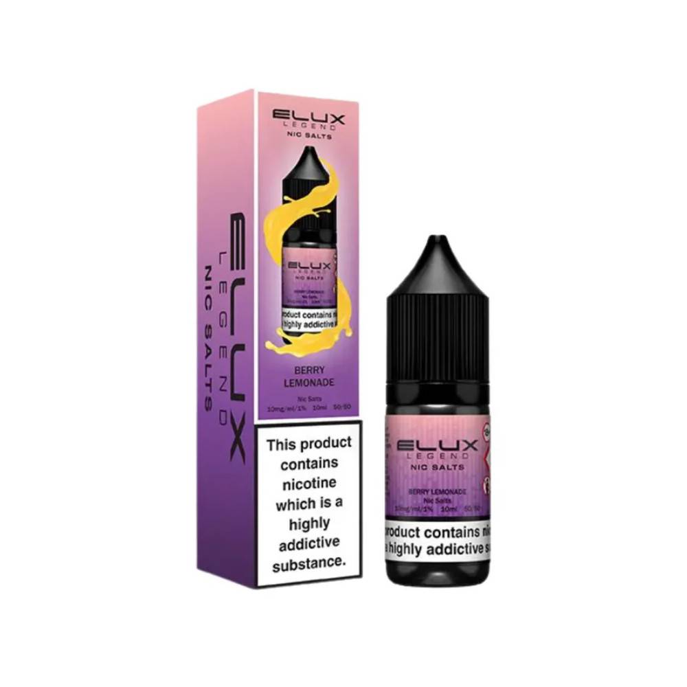 Elux Legend Nic Salts E-Liquids 10ml Berry Lemonade 10mg