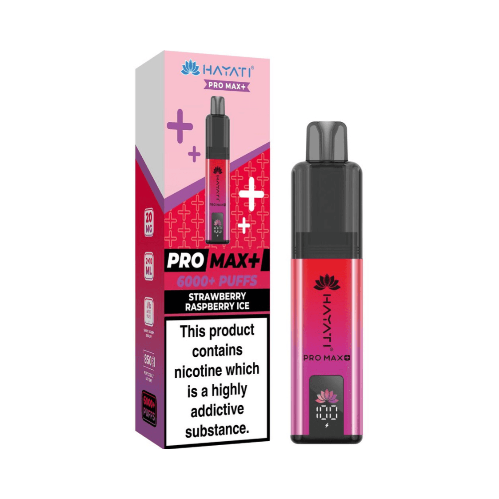 Hayati Pro Max Plus 6000 Strawberry Raspberry Ice