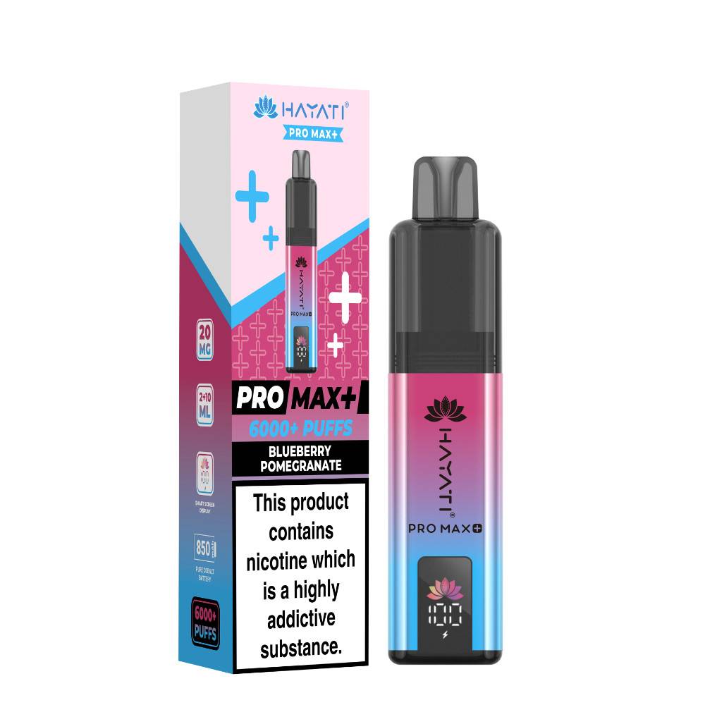 Hayati Pro Max Plus 6000 Prefilled Vape Kit Blueberry Pomegranate